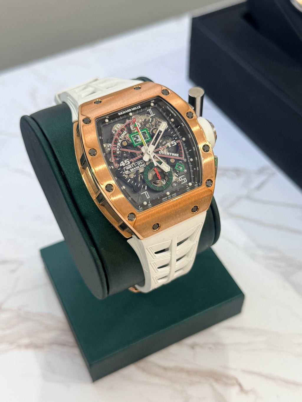 2018 Richard Mille RM 11-01 Roberto Mancini – 18K Rose Gold – Full Set