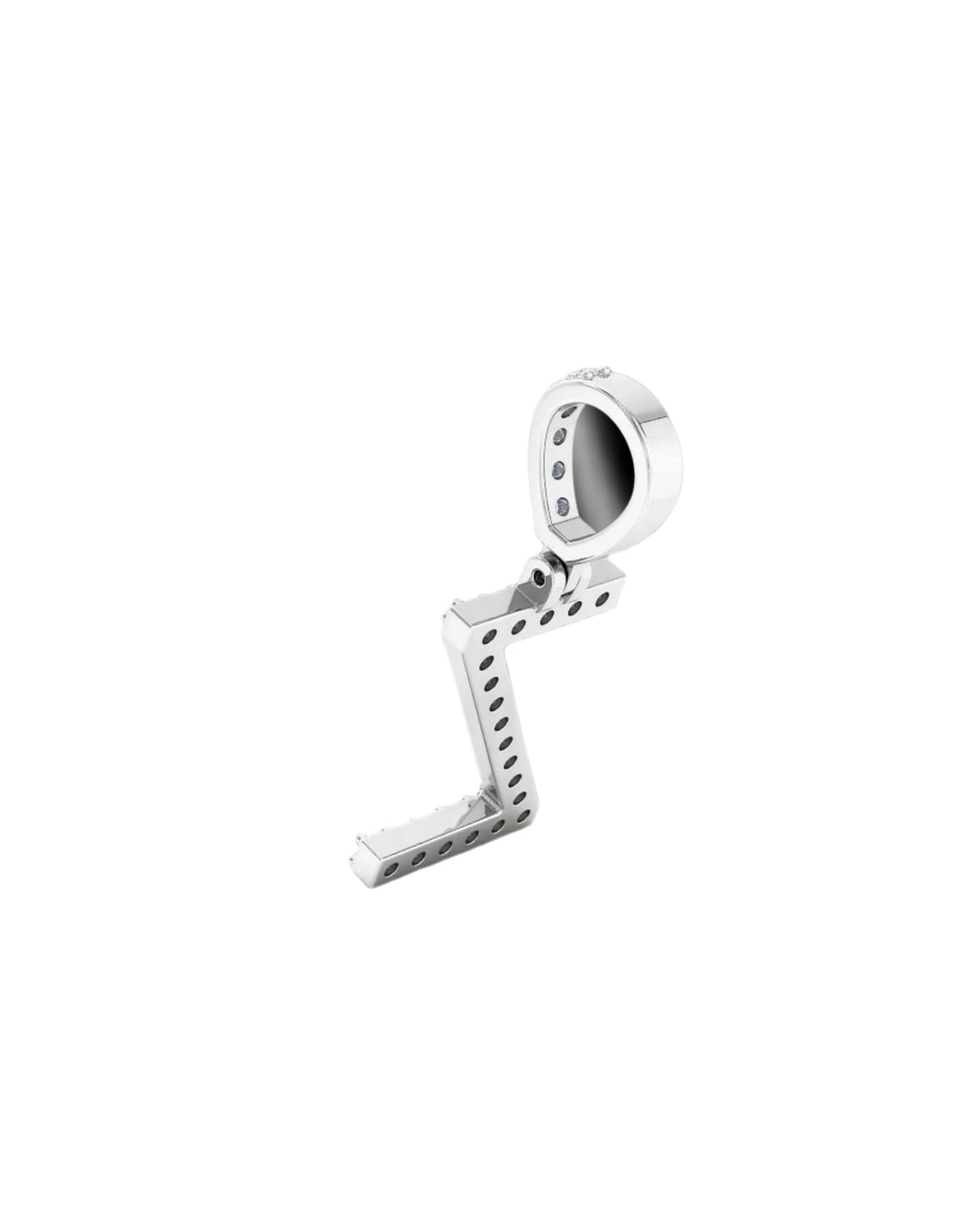 14KT Gold Z Letter Diamond Pendant