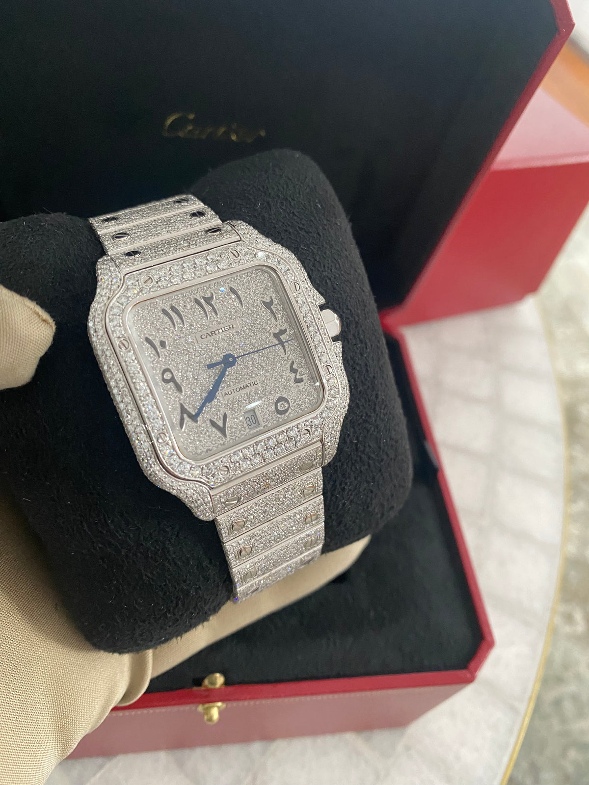 2017 Cartier Santos Flooded