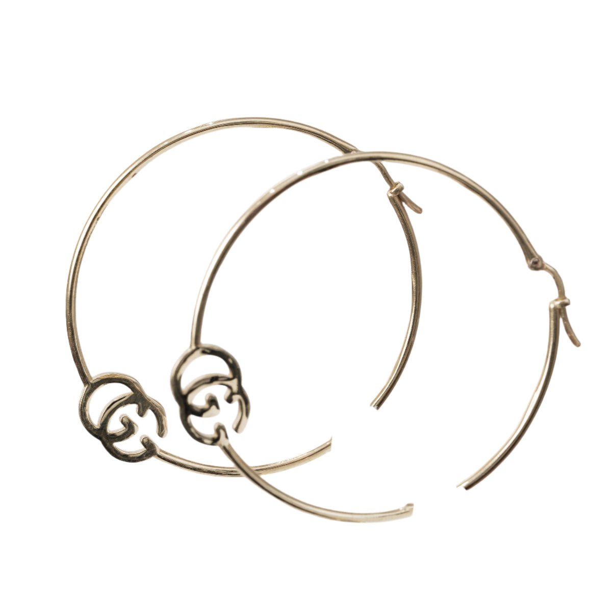 14Kt Solid Gold GG Style Earrings